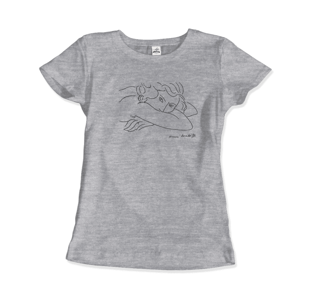 Henri Matisse Young Woman with Face Buried in Arms artwork t-shirt by Art-O-Rama Shop