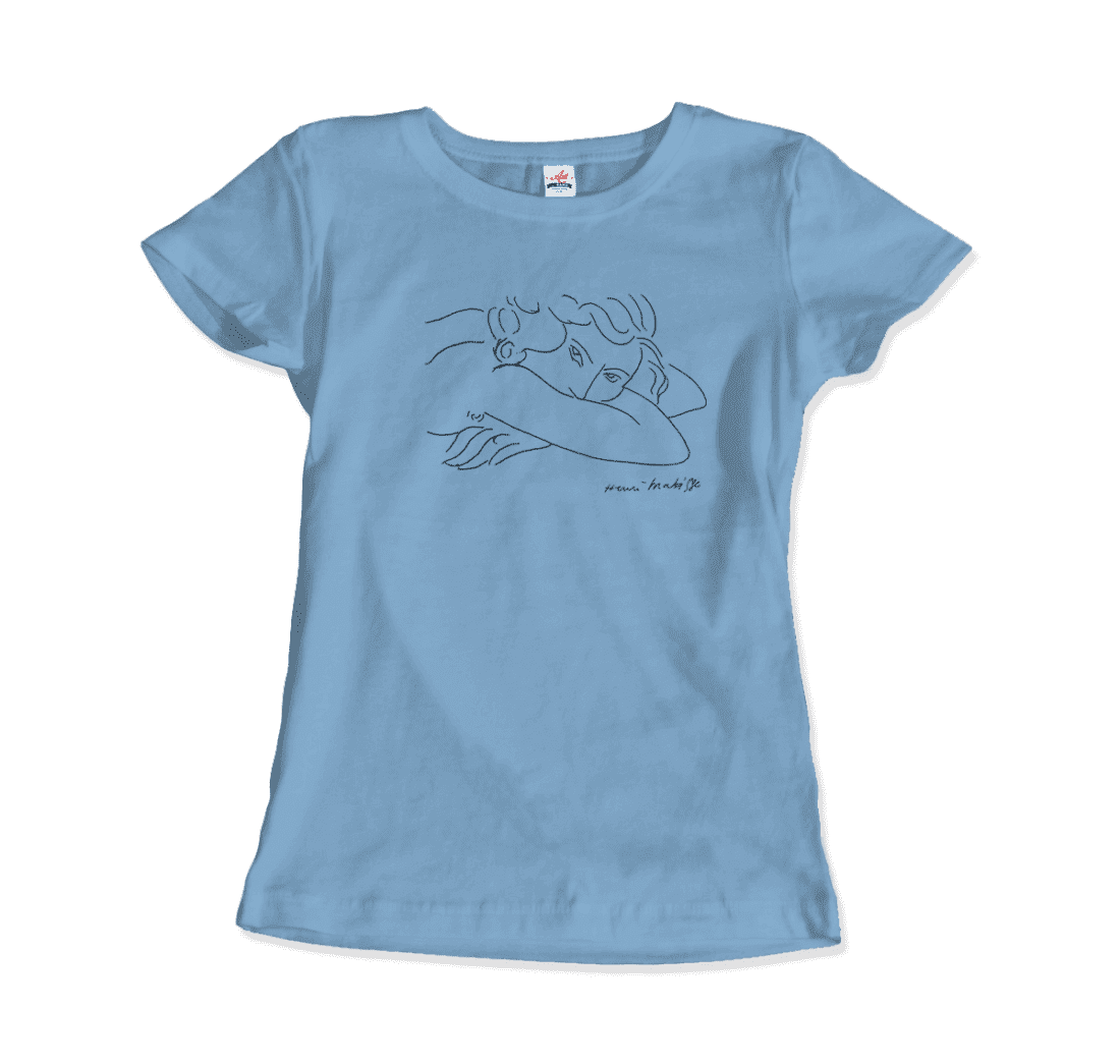 Henri Matisse Young Woman with Face Buried in Arms artwork t-shirt by Art-O-Rama Shop