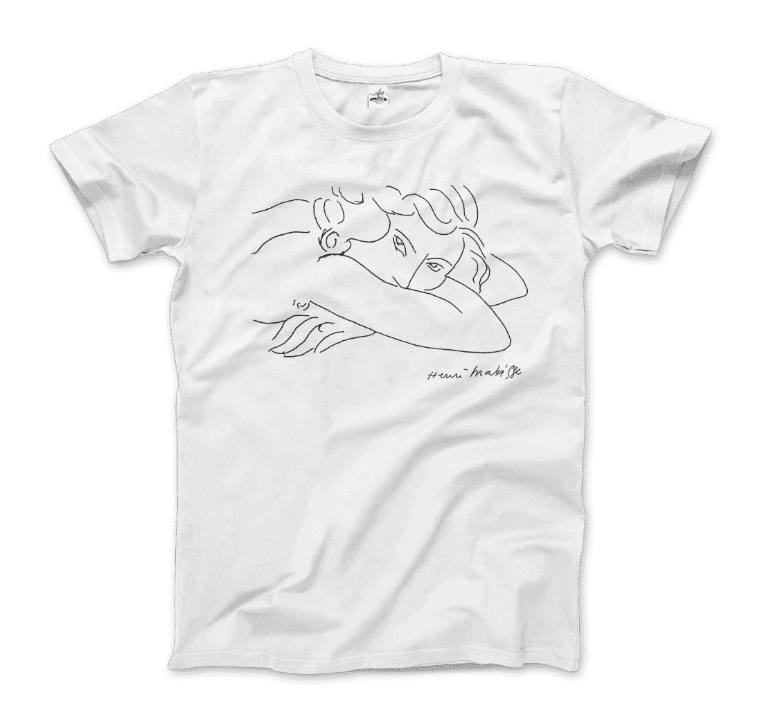 Henri Matisse Young Woman with Face Buried in Arms artwork t-shirt by Art-O-Rama Shop