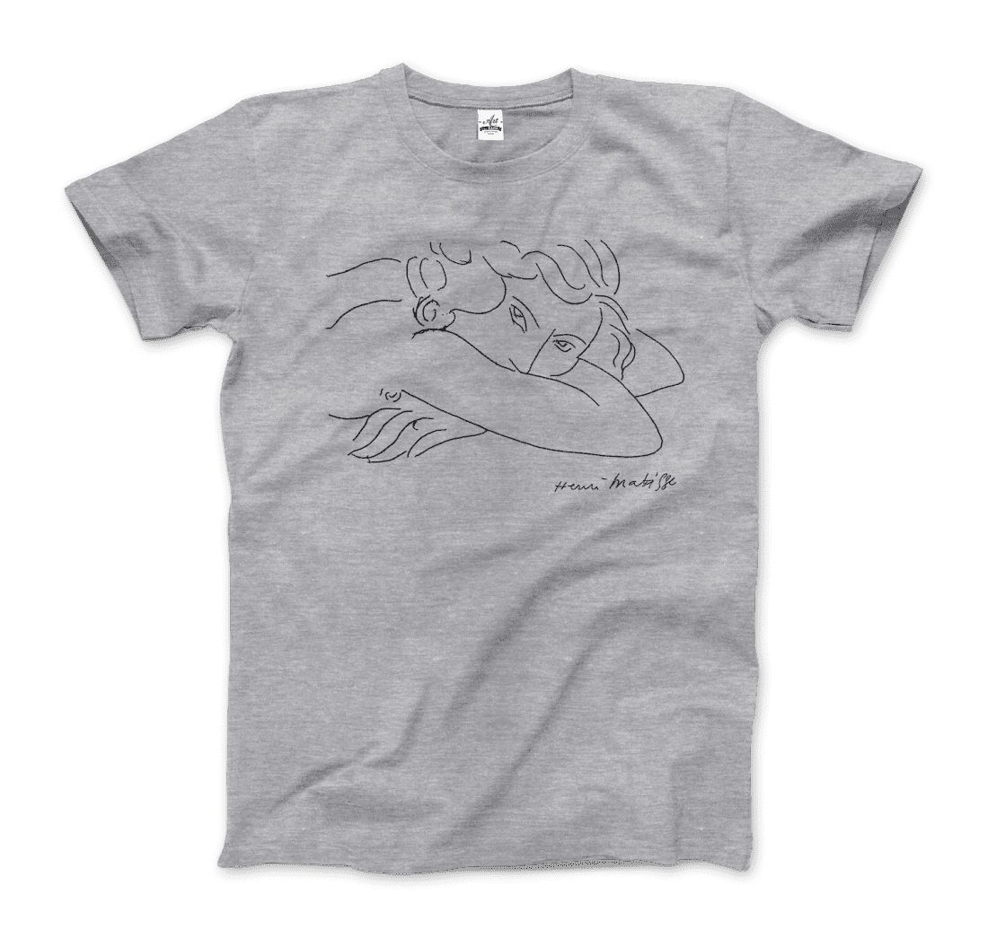 Henri Matisse Young Woman with Face Buried in Arms artwork t-shirt by Art-O-Rama Shop