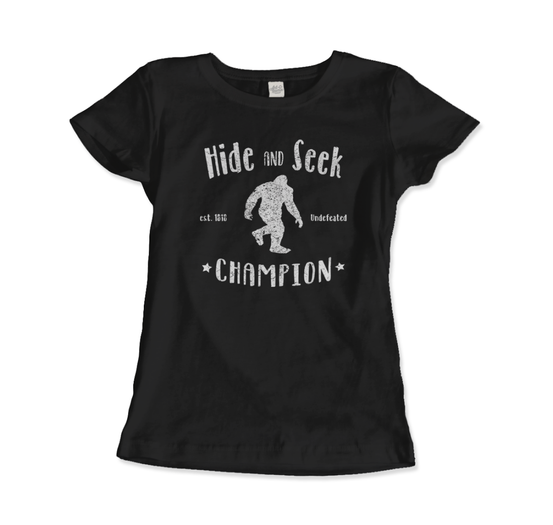Hide and Seek Champion Bigfoot t-shirt by Art-O-Rama Shop