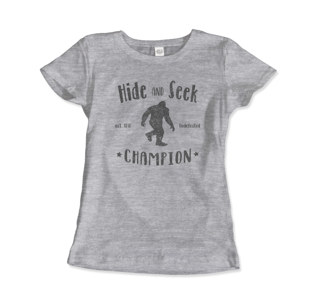 Hide and Seek Champion Bigfoot t-shirt by Art-O-Rama Shop