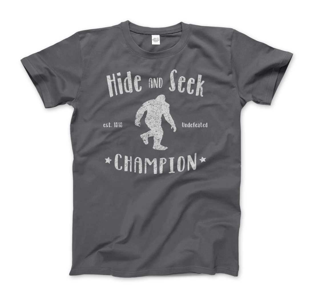 Hide and Seek Champion Bigfoot t-shirt by Art-O-Rama Shop