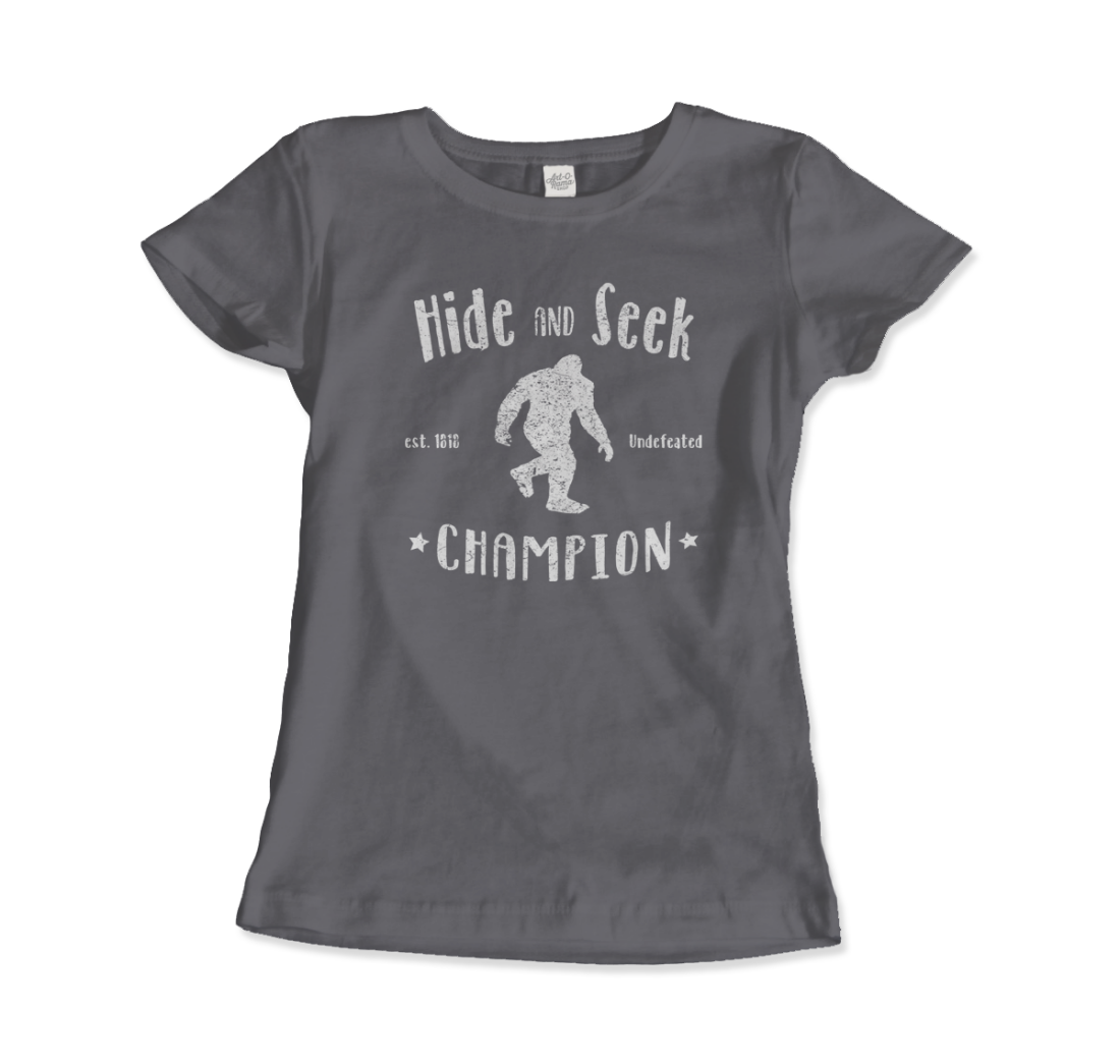 Hide and Seek Champion Bigfoot t-shirt by Art-O-Rama Shop