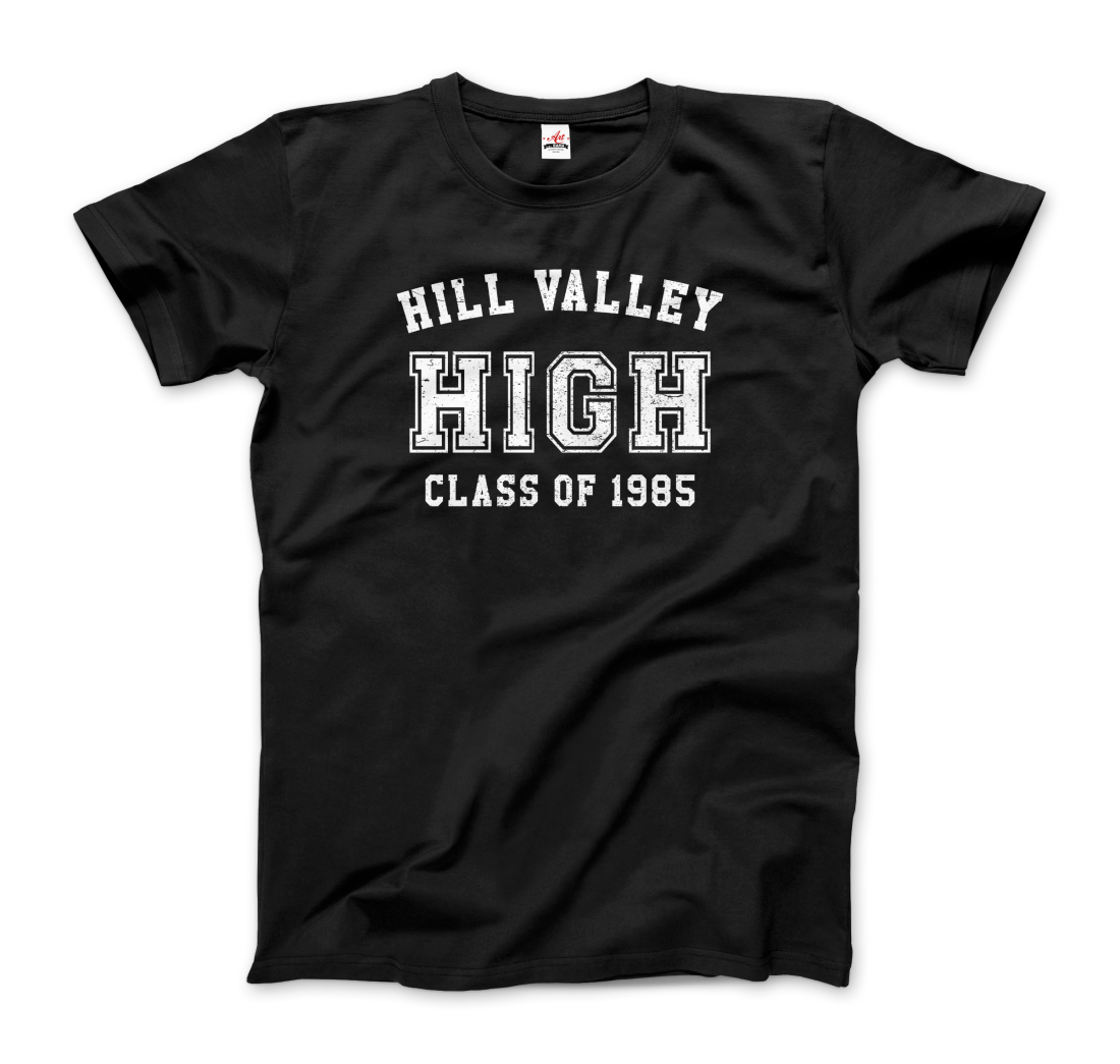 Hill Valley High School Class of 1985 Back to the Future t-shirt by Art-O-Rama Shop