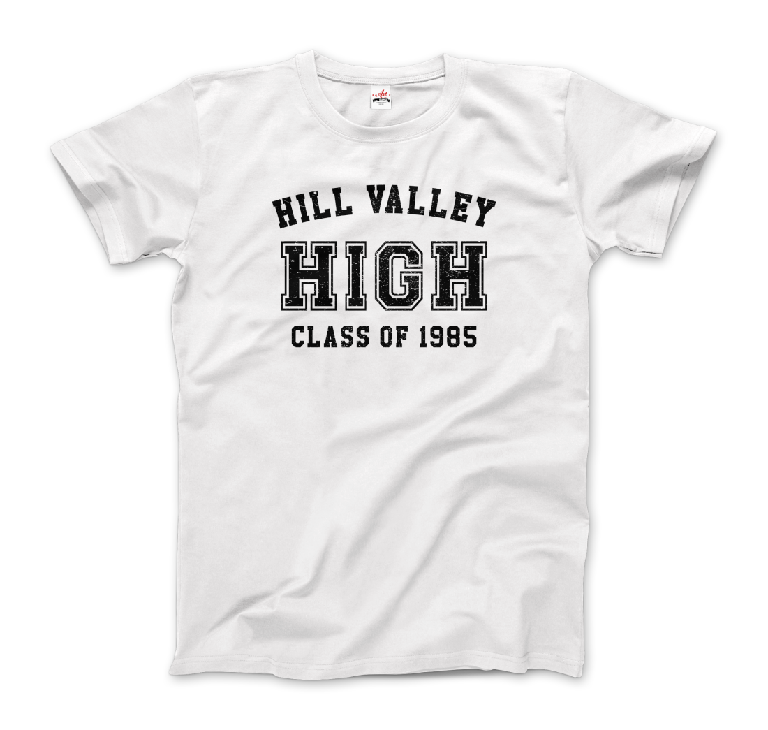 Hill Valley High School Class of 1985 Back to the Future t-shirt by Art-O-Rama Shop