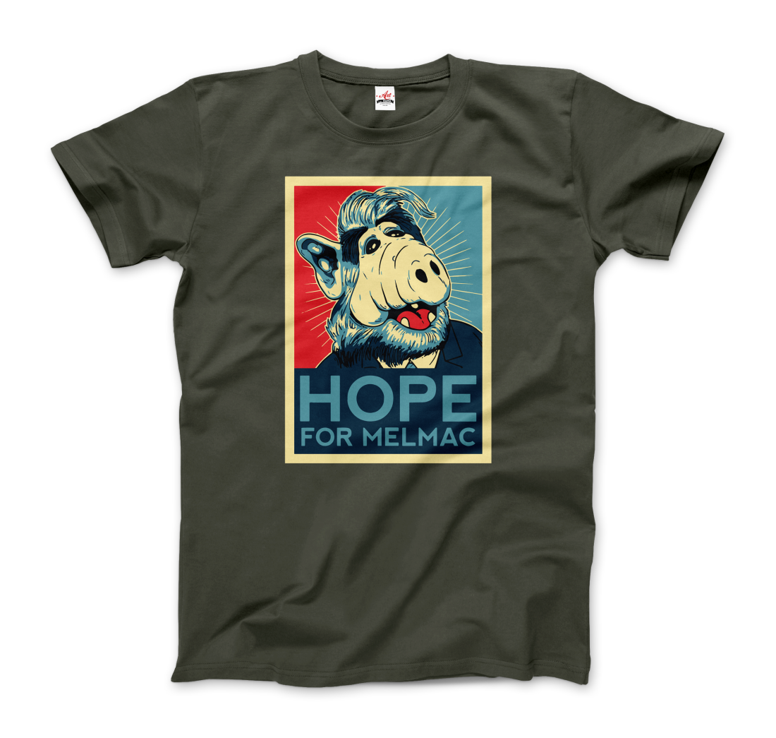 Hope for Melmac t-shirt by Art-O-Rama Shop