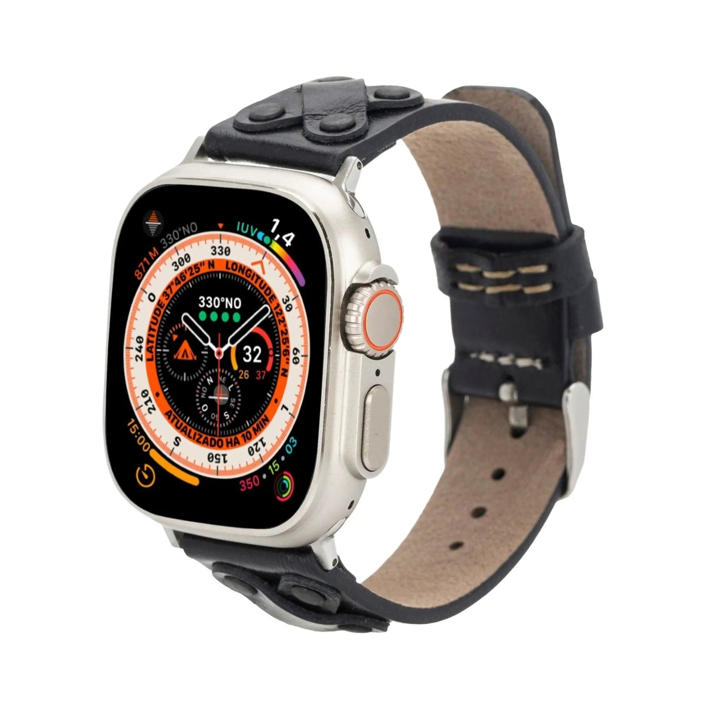 Hulett Leather Bands for Apple Watch 9, Ultra 2 & SE by TORONATA