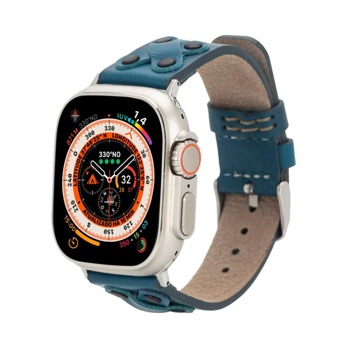 Hulett Leather Bands for Apple Watch 9, Ultra 2 & SE by TORONATA