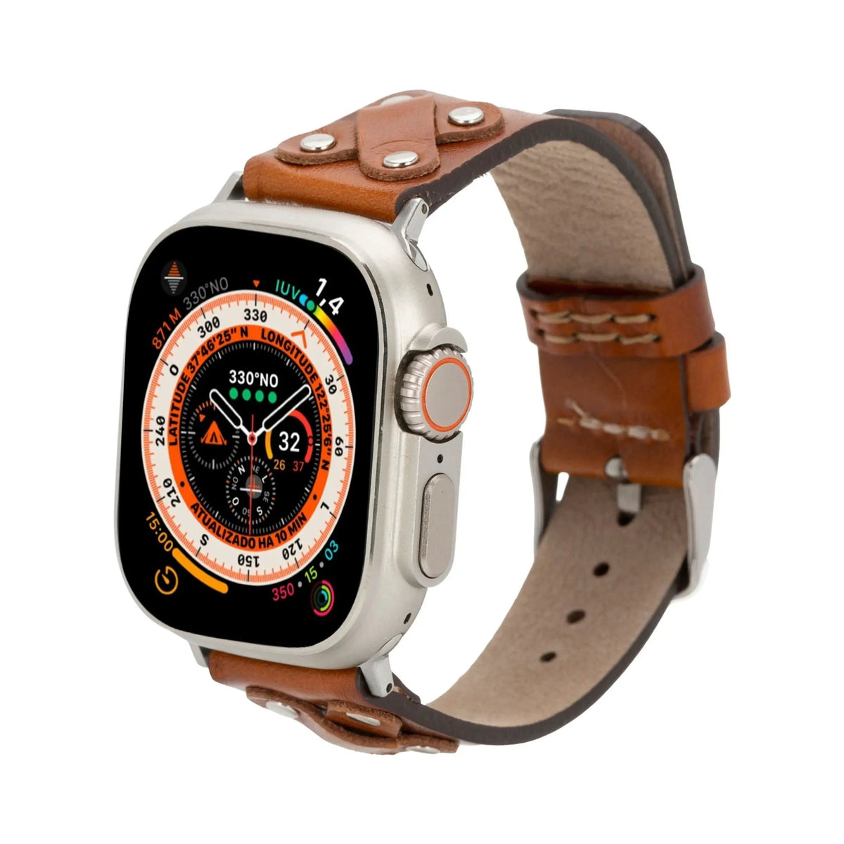 Hulett Leather Bands for Apple Watch 9, Ultra 2 & SE by TORONATA
