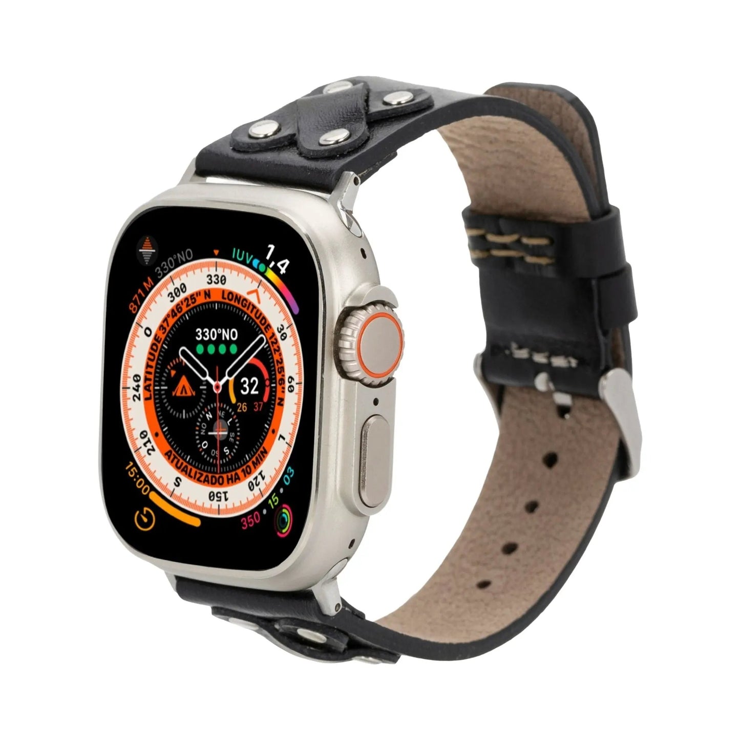 Hulett Leather Bands for Apple Watch 9, Ultra 2 & SE by TORONATA