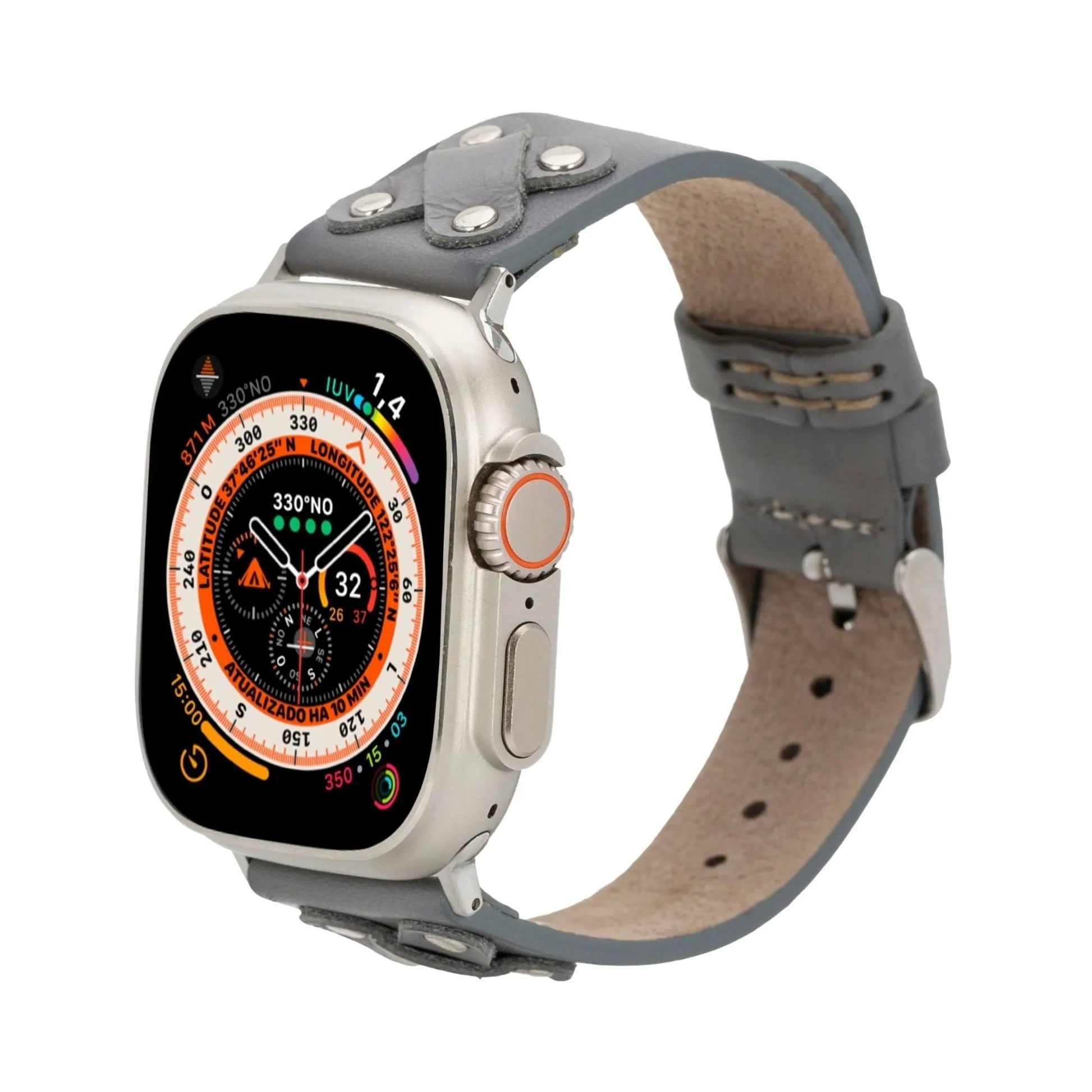 Hulett Leather Bands for Apple Watch 9, Ultra 2 & SE by TORONATA