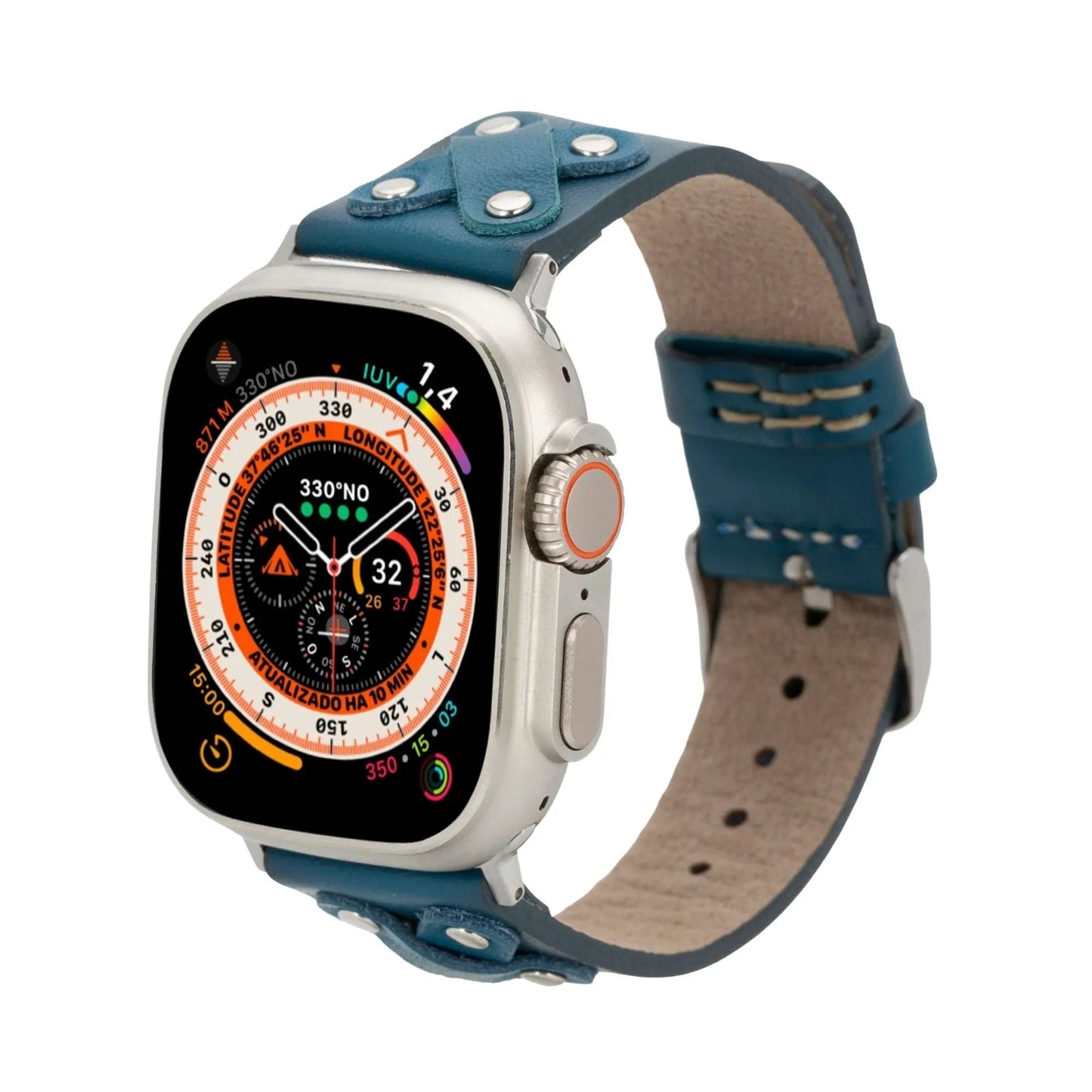 Hulett Leather Bands for Apple Watch 9, Ultra 2 & SE by TORONATA