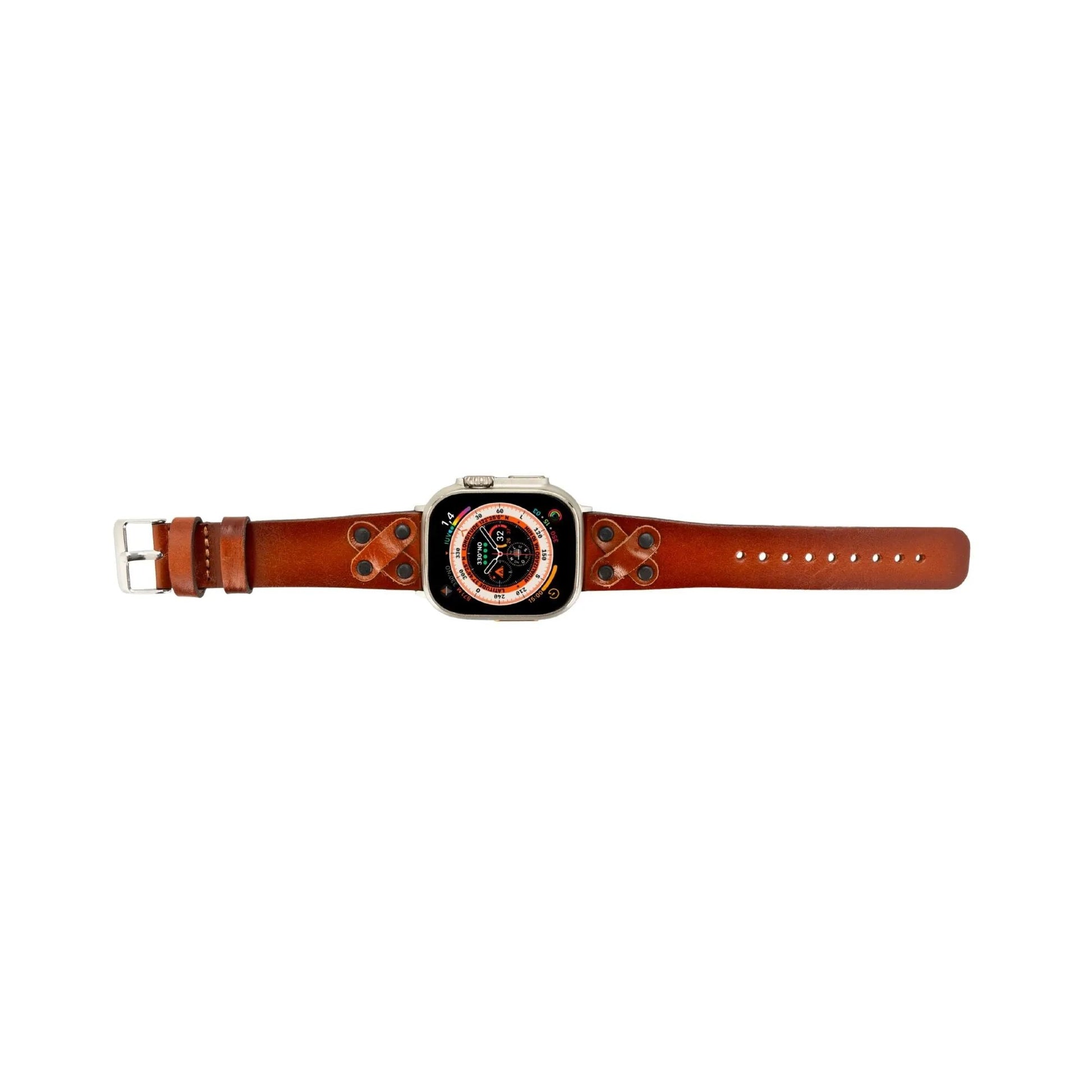Hulett Leather Bands for Apple Watch 9, Ultra 2 & SE by TORONATA