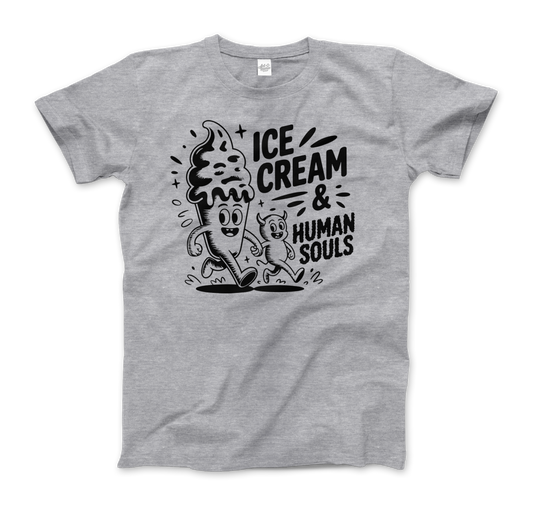 Ice Cream & Human Souls – vintage Cartoon Horror t-shirt by Art-O-Rama Shop