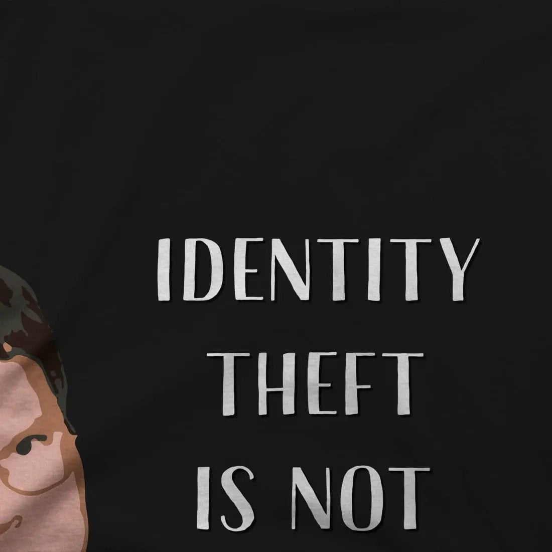 Identity Theft is Not a Joke Schrute's Quote t-shirt by Art-O-Rama Shop
