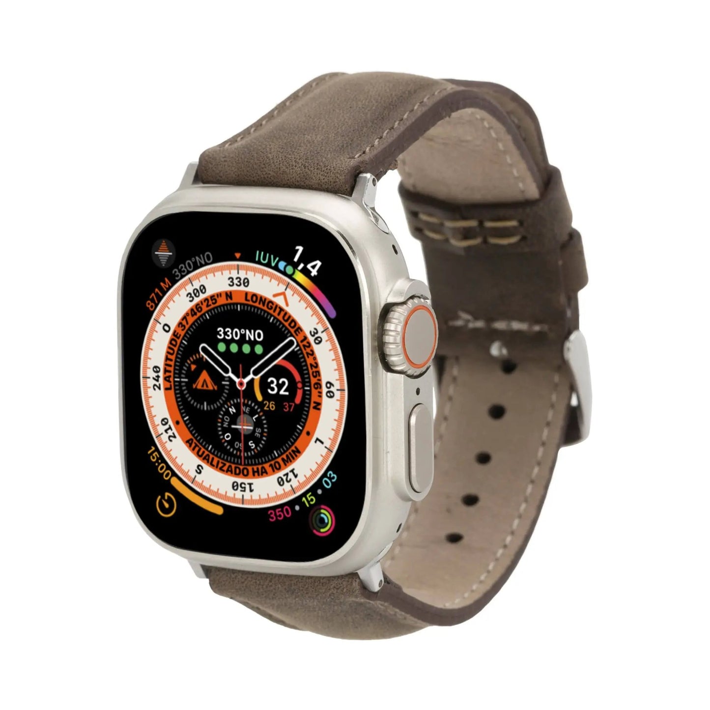 Jackson Leather Bands for Apple Watch 9, Ultra 2 & SE by TORONATA