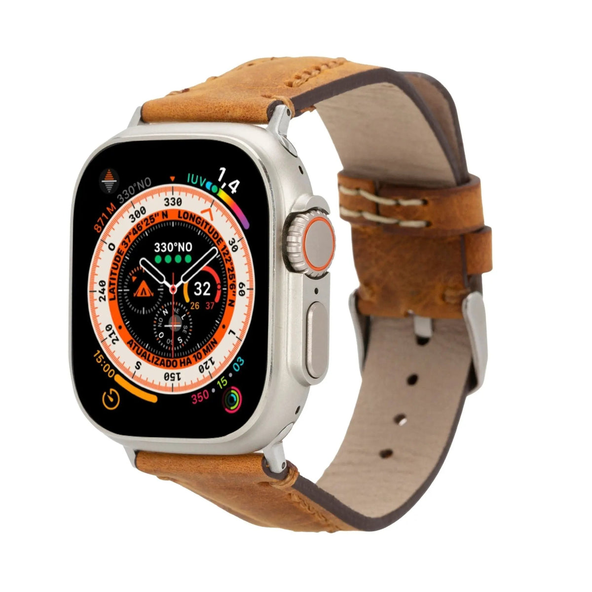 Jeffrey Leather Bands for Apple Watch 9, Ultra 2 & SE by TORONATA