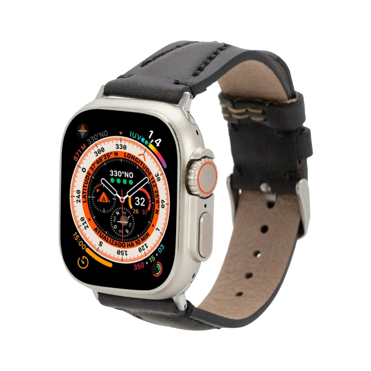 Jeffrey Leather Bands for Apple Watch 9, Ultra 2 & SE by TORONATA