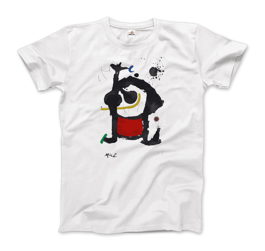 Joan Miro Bethsabee 1972 artwork t-shirt by Art-O-Rama Shop