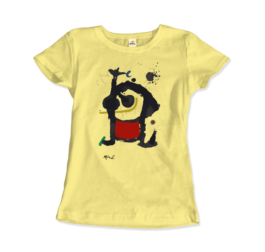 Joan Miro Bethsabee 1972 artwork t-shirt by Art-O-Rama Shop