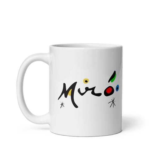 Joan Miro Colorful Signature Artwork Mug by Art-O-Rama Shop