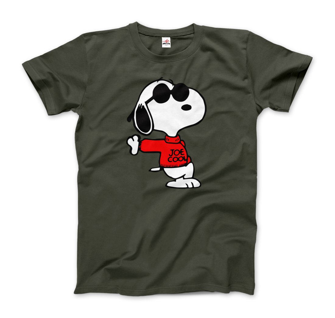 Joe Cool Snoopy t-shirt by Art-O-Rama Shop
