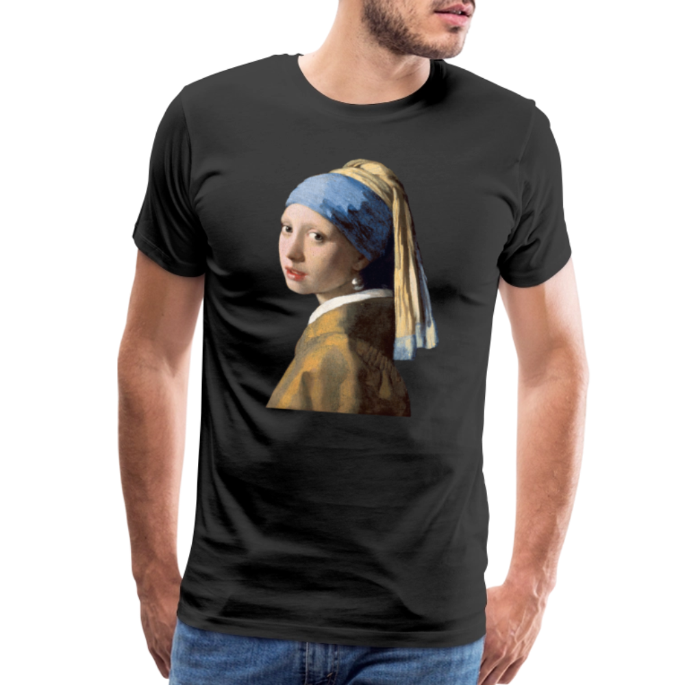 Johannes Vermeer Girl with a Pearl Earring, 1665 art t-shirt by Art-O-Rama Shop
