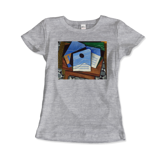 Juan Gris Guitar on a Table, 1915 artwork t-shirt by Art-O-Rama Shop