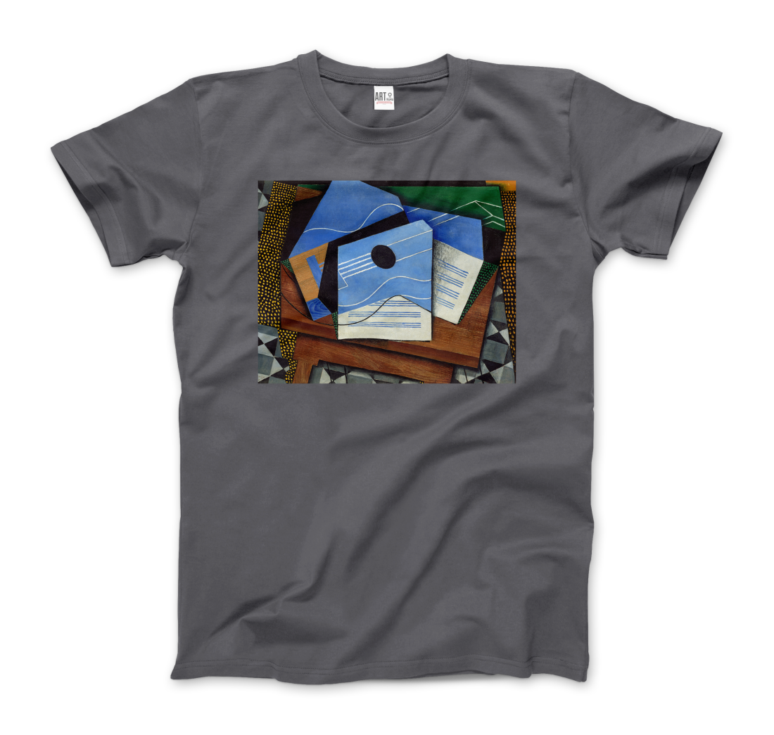 Juan Gris Guitar on a Table, 1915 artwork t-shirt by Art-O-Rama Shop