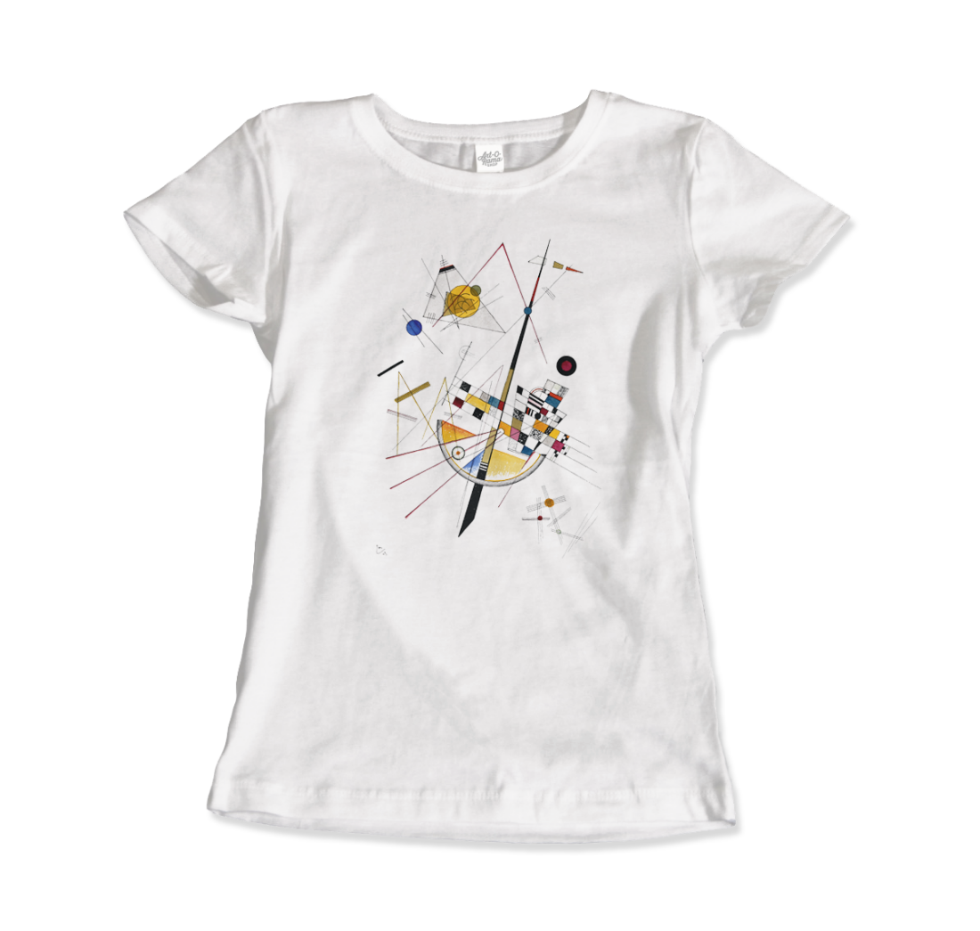 Kandinsky Delicate Tension. No. 85 1923 artwork t-shirt by Art-O-Rama Shop