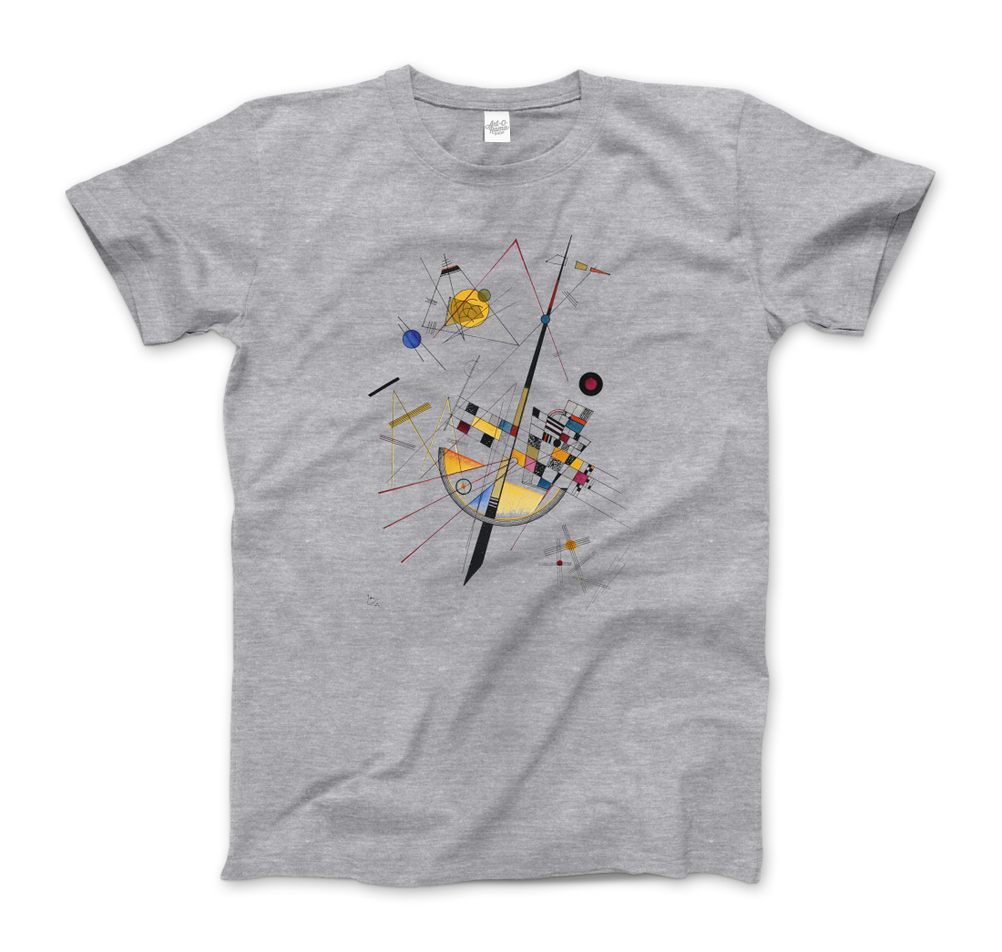 Kandinsky Delicate Tension. No. 85 1923 artwork t-shirt by Art-O-Rama Shop
