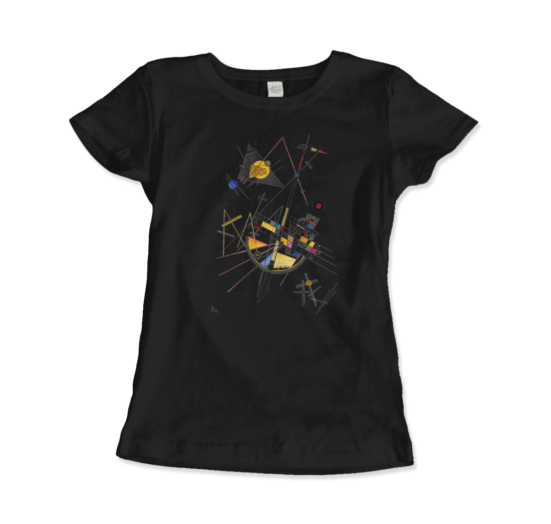 Kandinsky Delicate Tension. No. 85 1923 artwork t-shirt by Art-O-Rama Shop