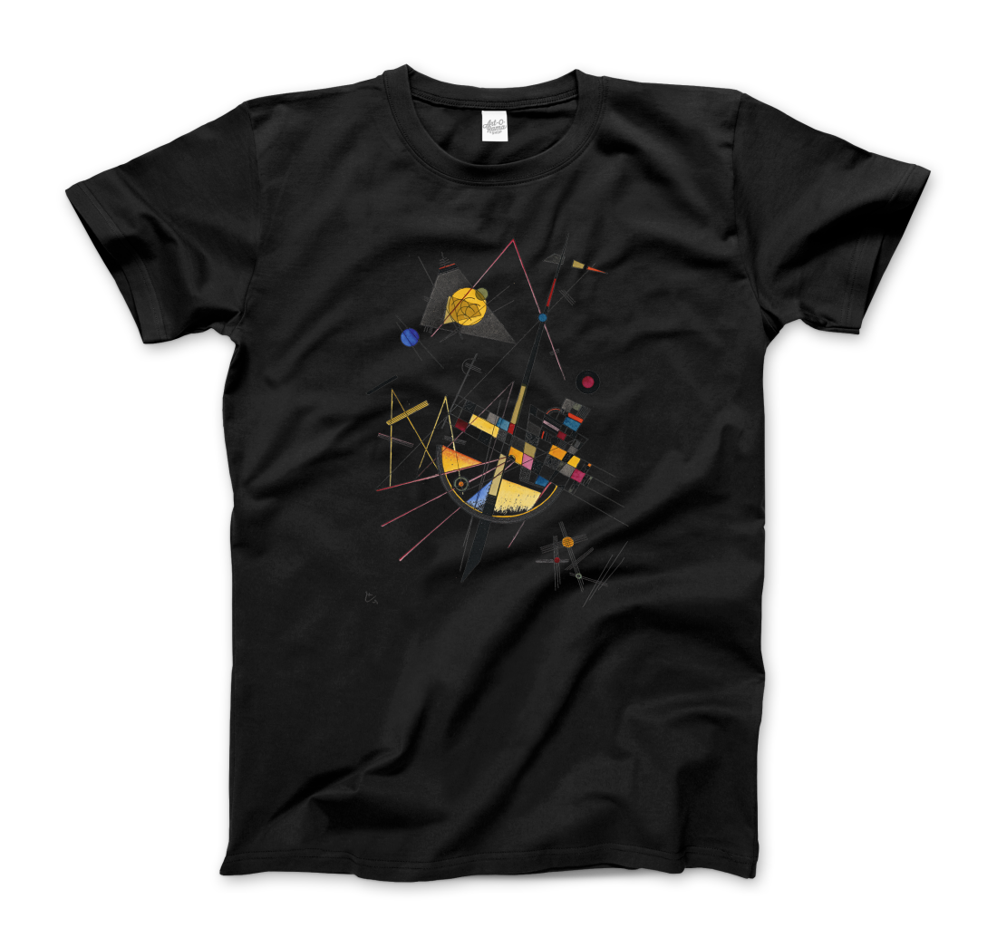 Kandinsky Delicate Tension. No. 85 1923 artwork t-shirt by Art-O-Rama Shop