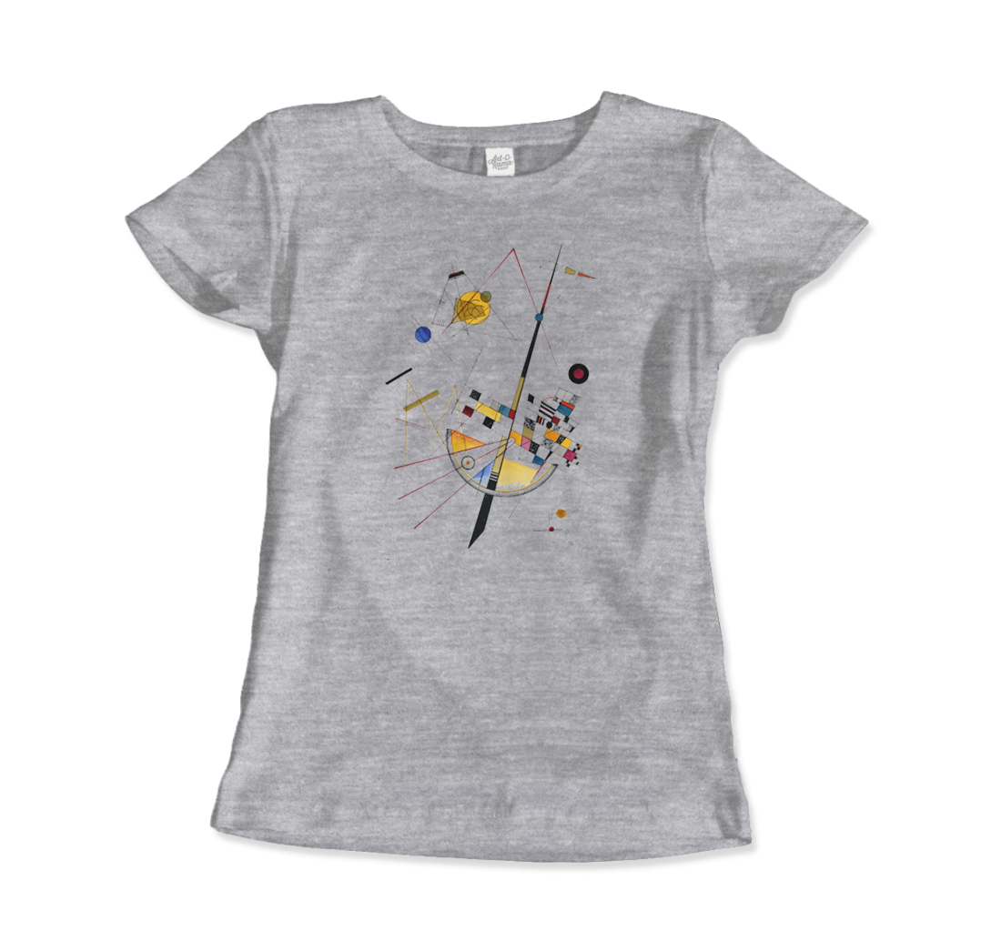 Kandinsky Delicate Tension. No. 85 1923 artwork t-shirt by Art-O-Rama Shop