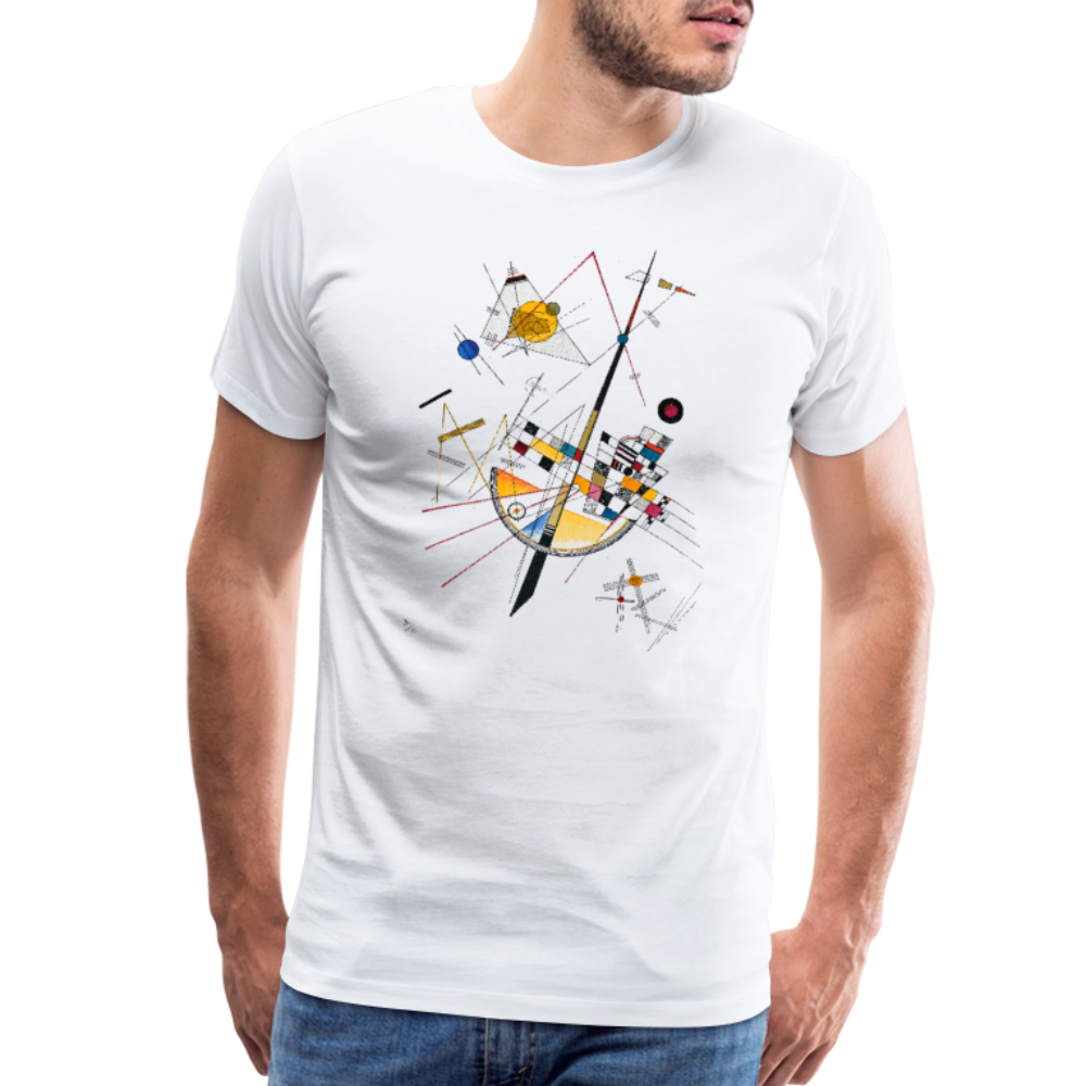Kandinsky Delicate Tension. No. 85 1923 artwork t-shirt by Art-O-Rama Shop