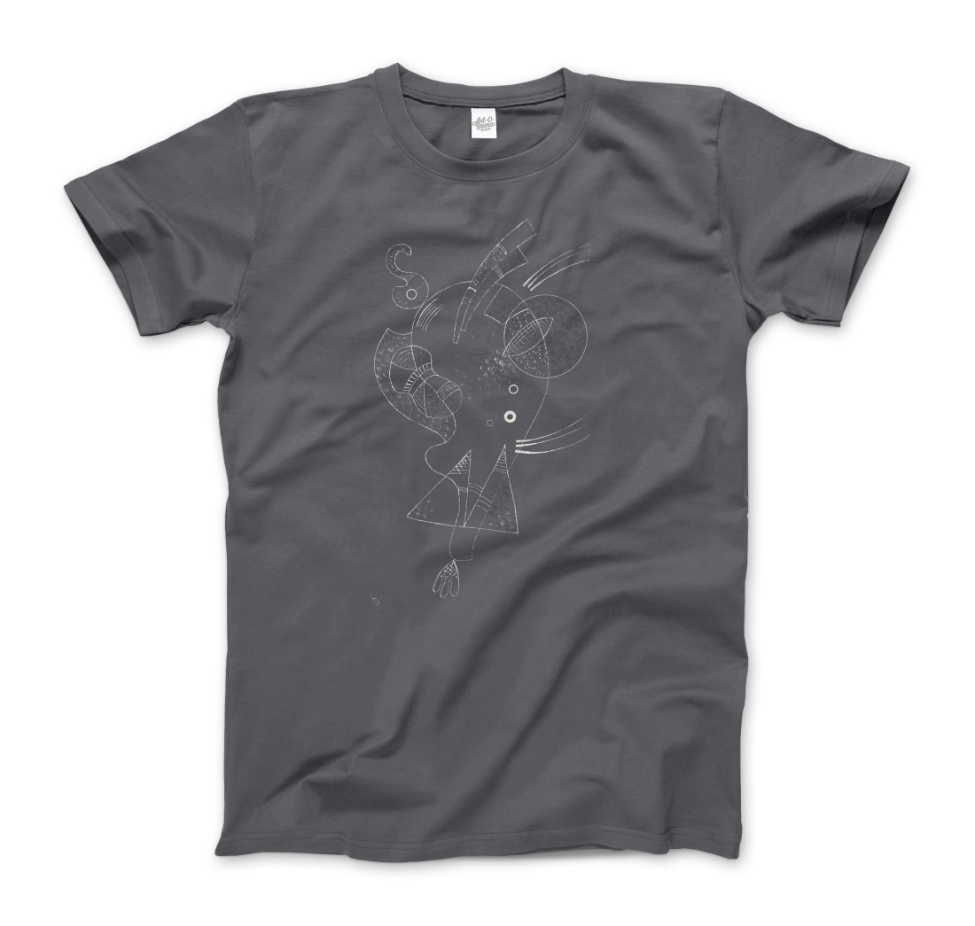 Kandinsky Figure Blanche (White Figure) 1938 artwork t-shirt by Art-O-Rama Shop
