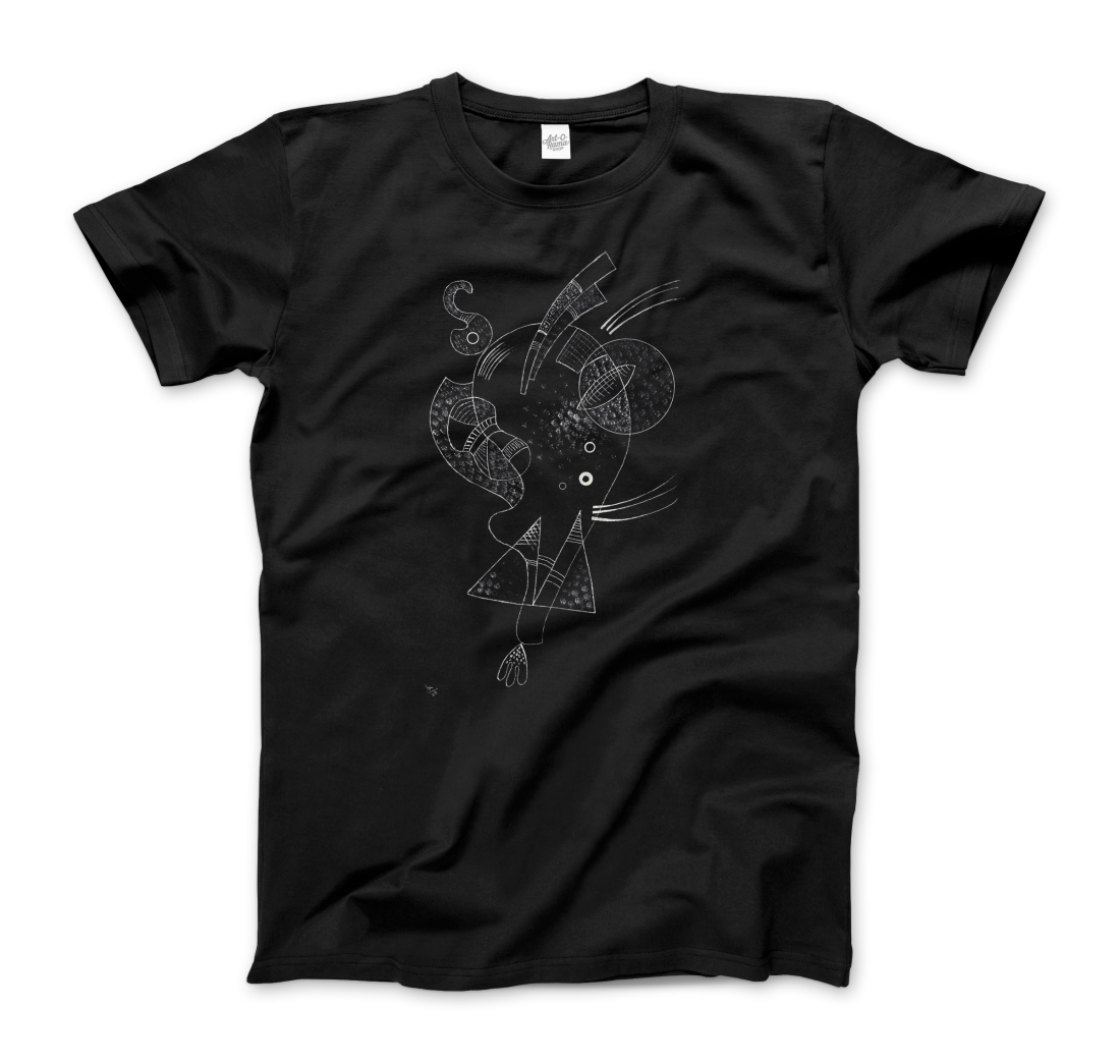 Kandinsky Figure Blanche (White Figure) 1938 artwork t-shirt by Art-O-Rama Shop