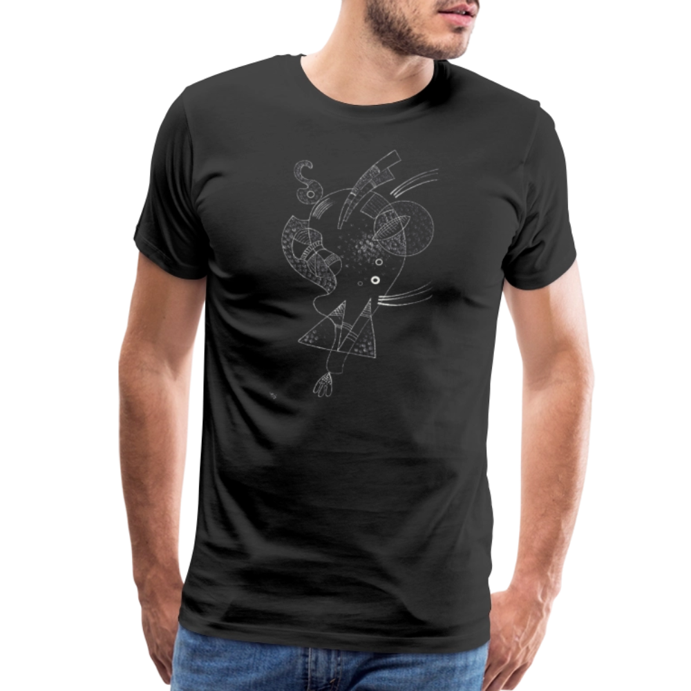 Kandinsky Figure Blanche (White Figure) 1938 artwork t-shirt by Art-O-Rama Shop