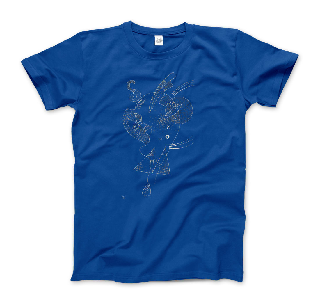 Kandinsky Figure Blanche (White Figure) 1938 artwork t-shirt by Art-O-Rama Shop