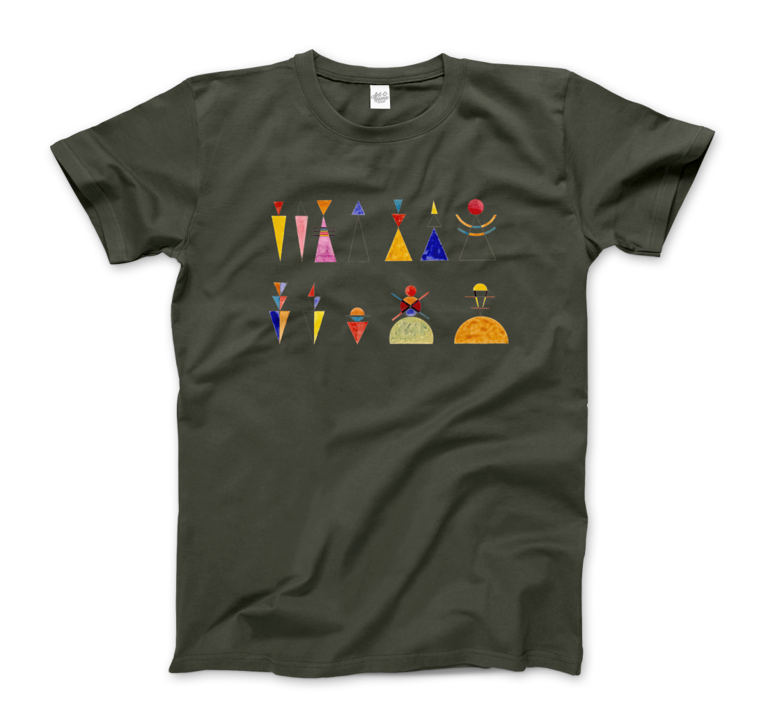 Kandinsky the Great Gate of Kiev, 1928 artwork t-shirt by Art-O-Rama Shop