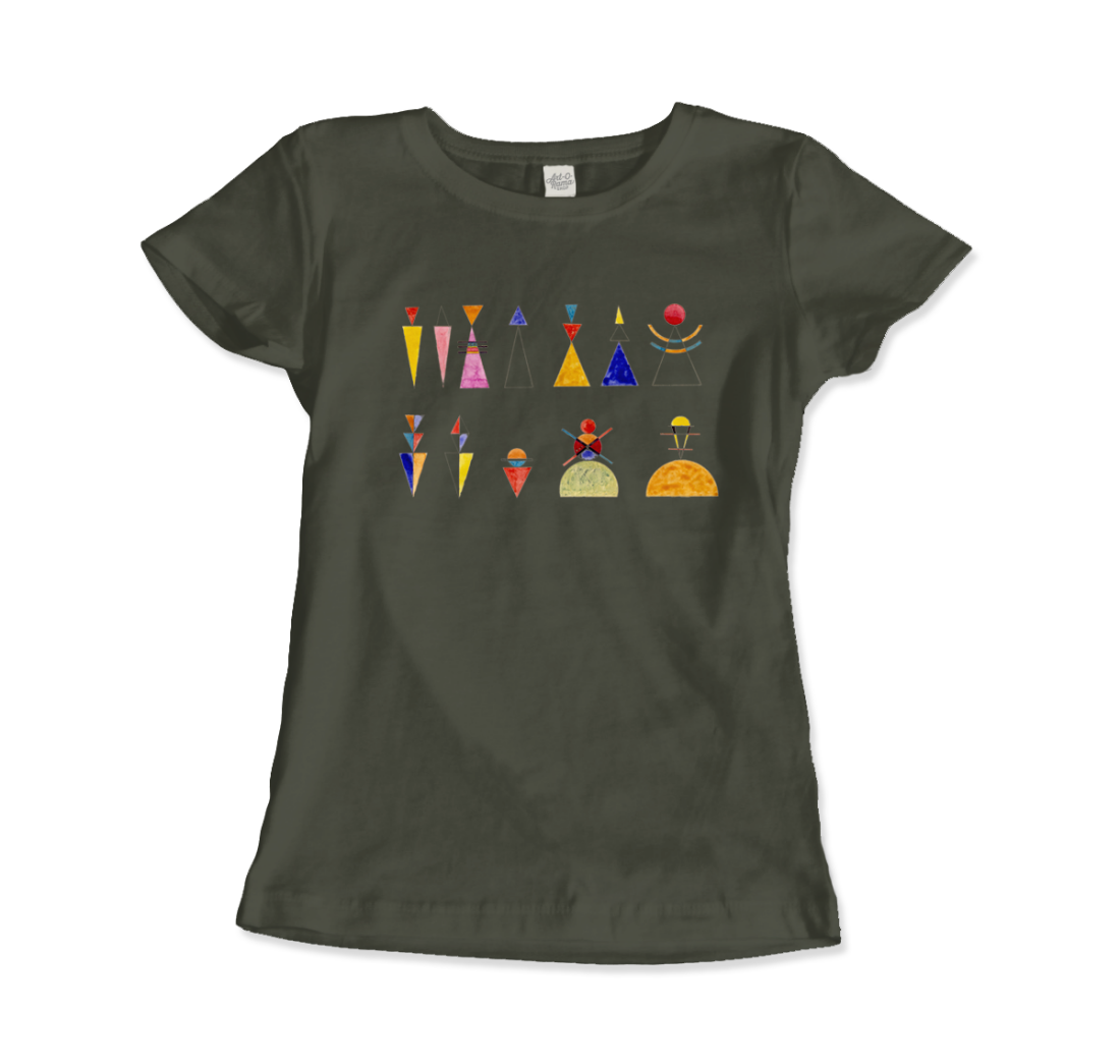 Kandinsky the Great Gate of Kiev, 1928 artwork t-shirt by Art-O-Rama Shop
