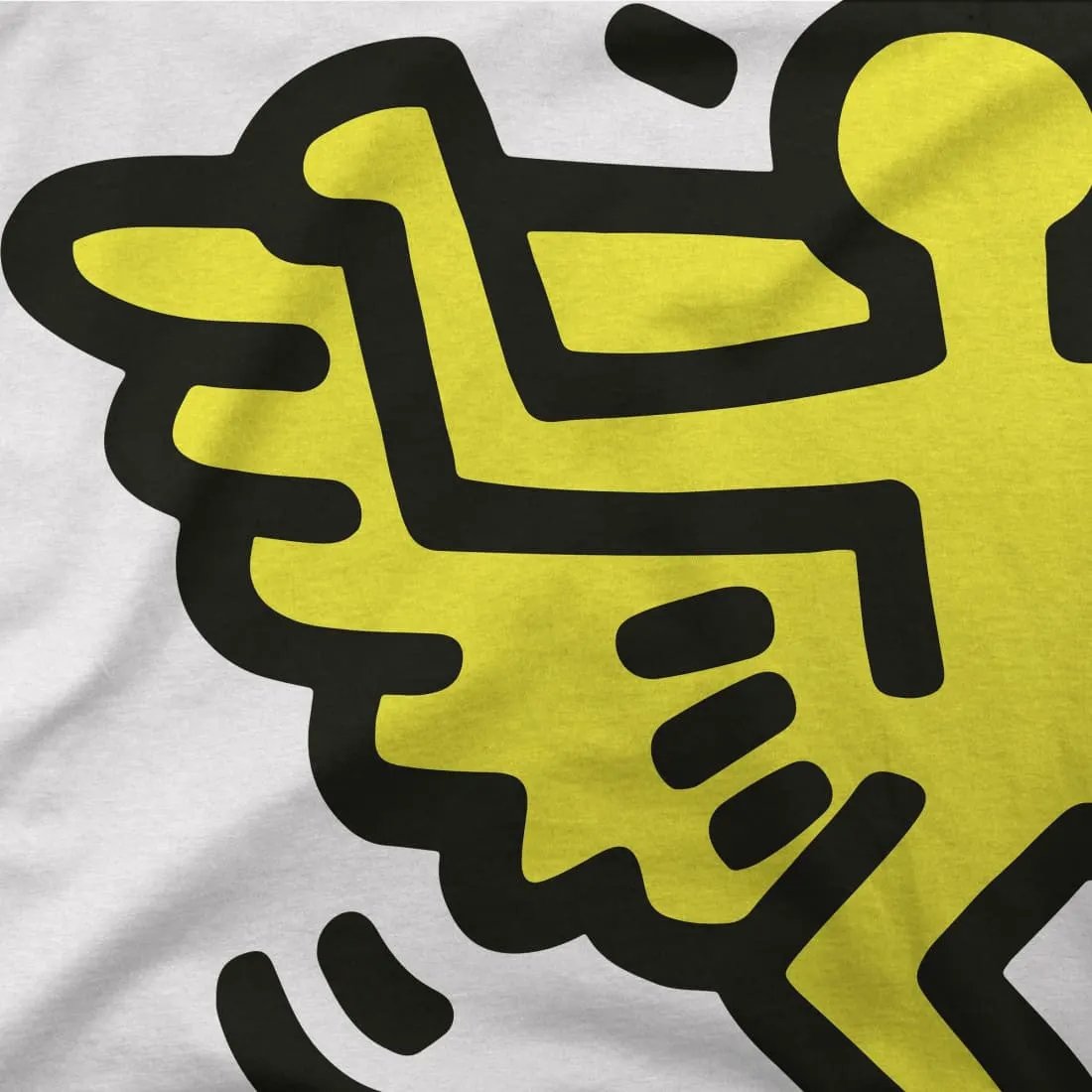 Angel icon, 1990 street art t-shirt by Art-O-Rama Shop