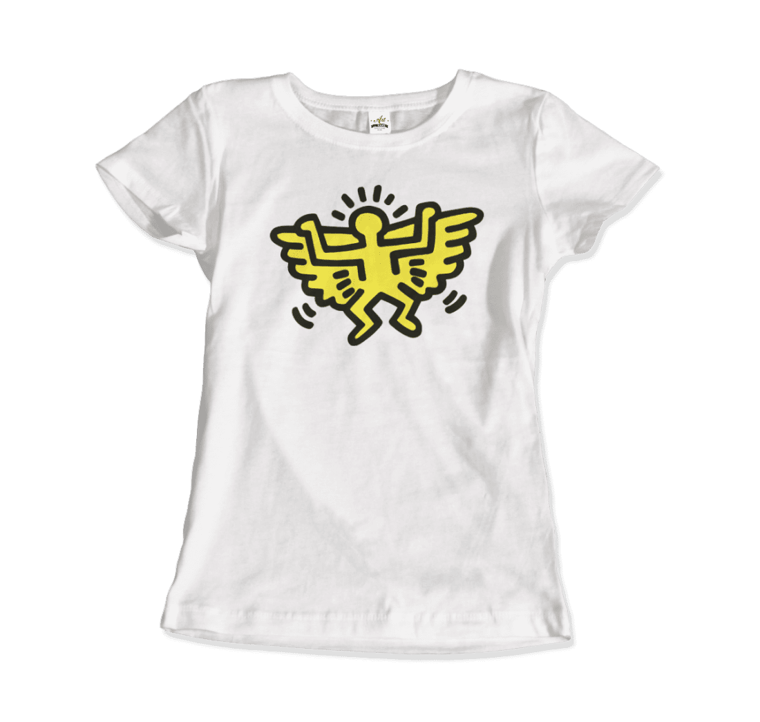 Angel icon, 1990 street art t-shirt by Art-O-Rama Shop
