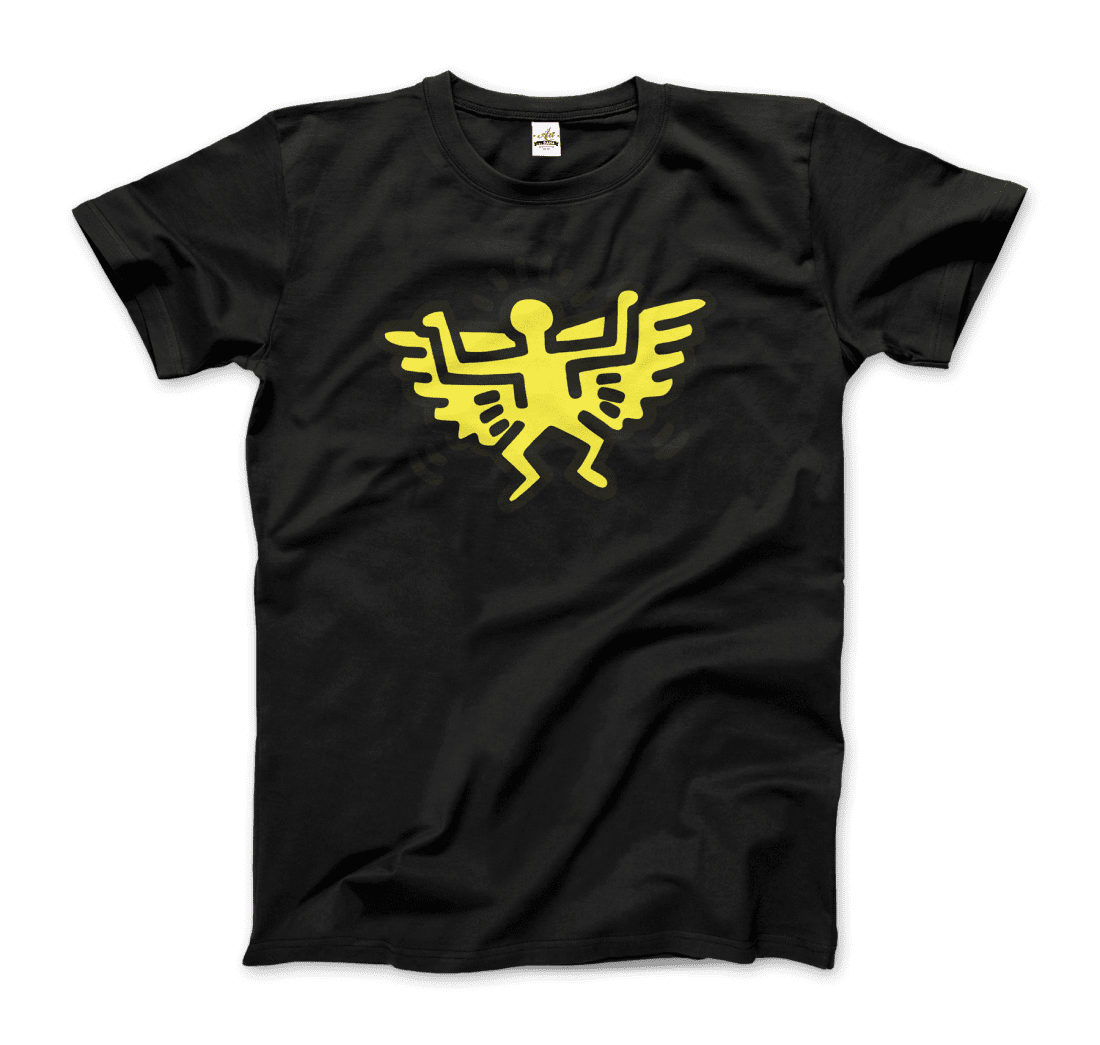 Angel icon, 1990 street art t-shirt by Art-O-Rama Shop