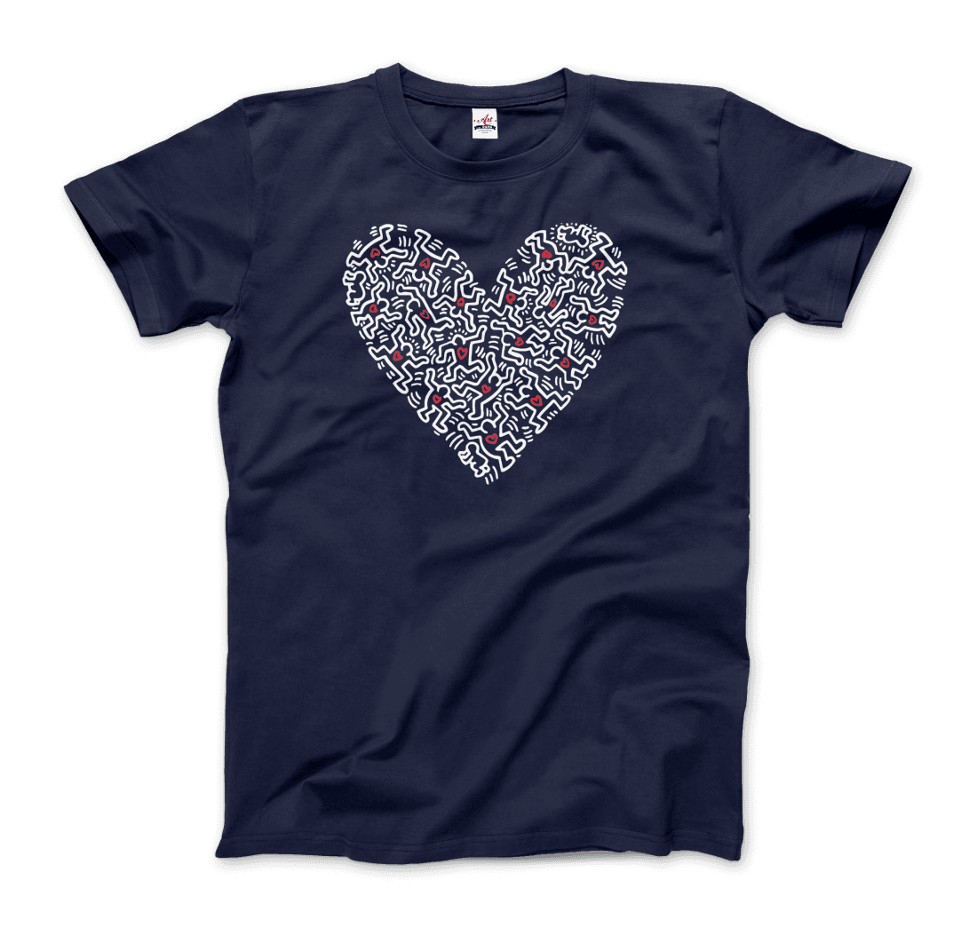 Heart of Men icon Series street art t-shirt by Art-O-Rama Shop