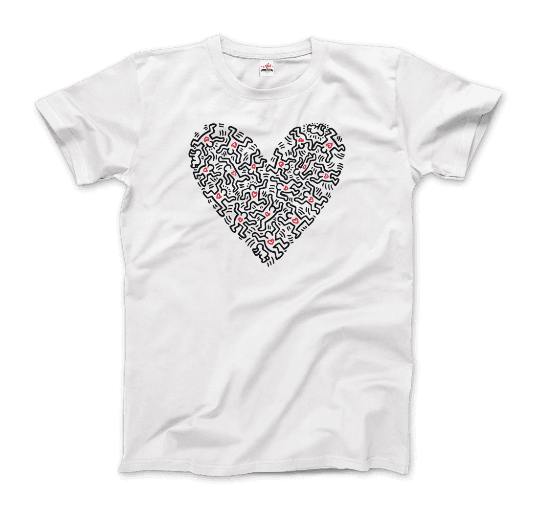 Heart of Men icon Series street art t-shirt by Art-O-Rama Shop