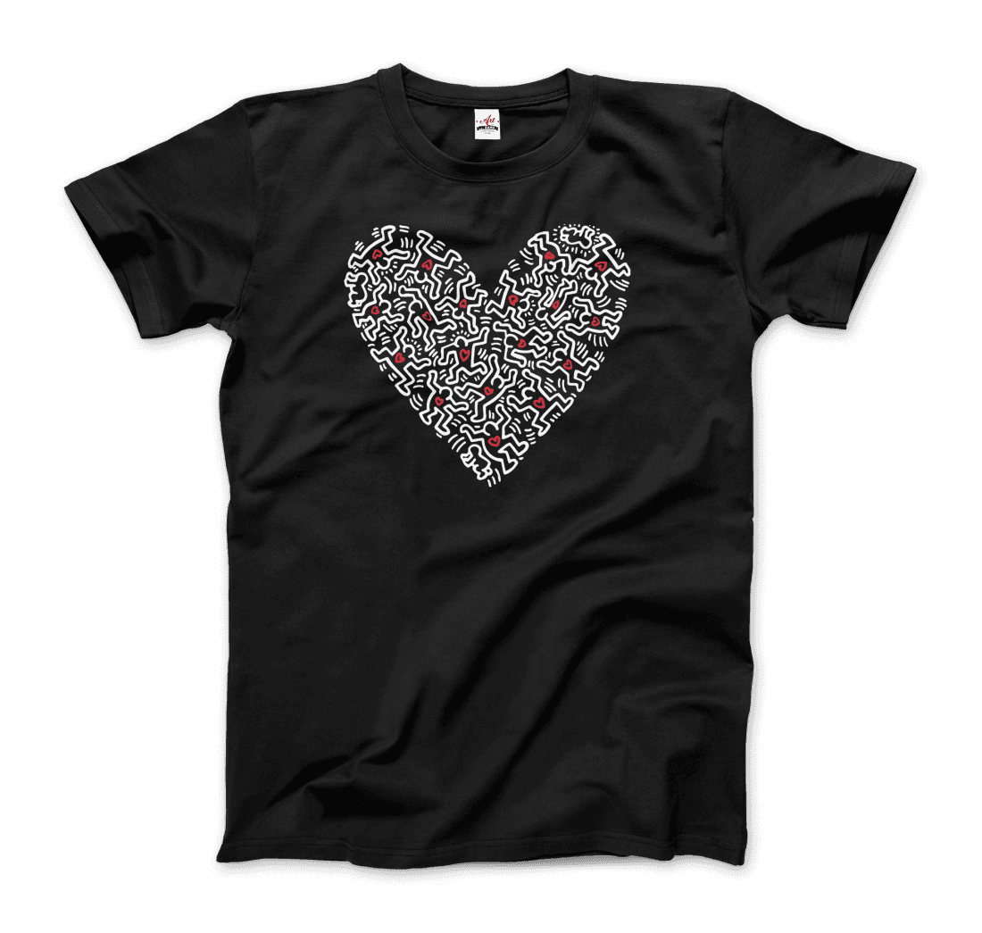 Heart of Men icon Series street art t-shirt by Art-O-Rama Shop
