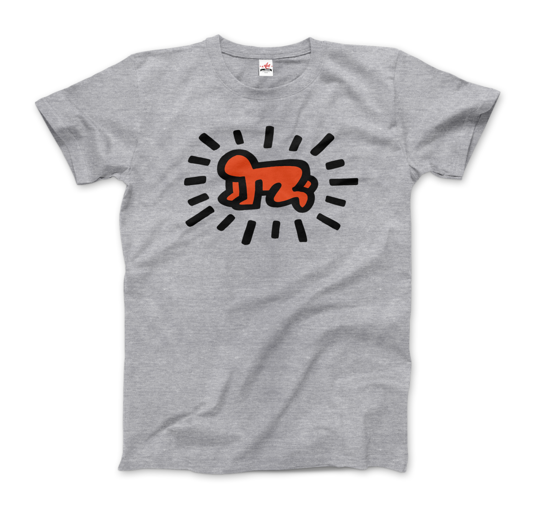 Radiant Baby icon, 1990 street art t-shirt by Art-O-Rama Shop