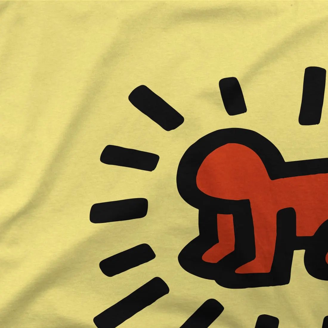 Radiant Baby icon, 1990 street art t-shirt by Art-O-Rama Shop